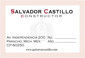 Salvador Castillo flamenco guitar